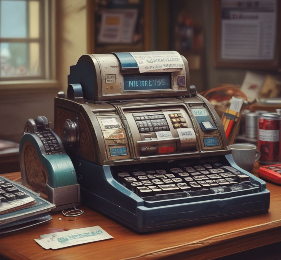 A cash register